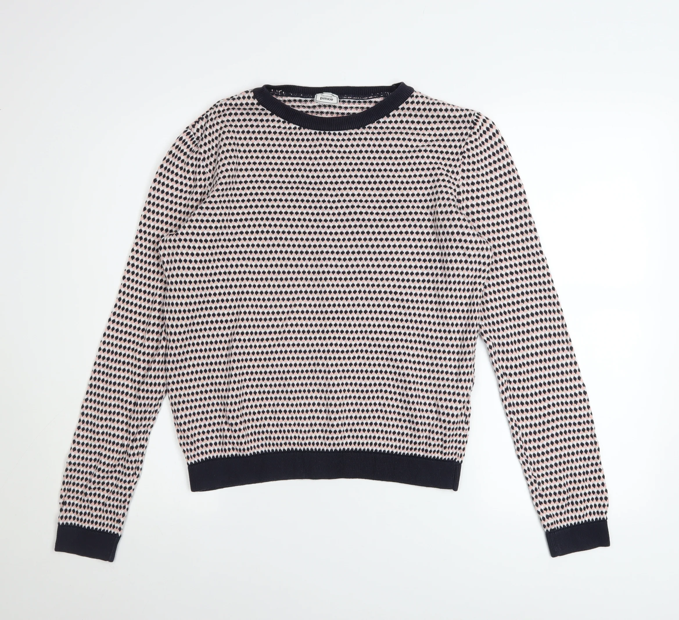Pimkie Women’s Multicoloured Crew Neck Knit Jumper Size 12
