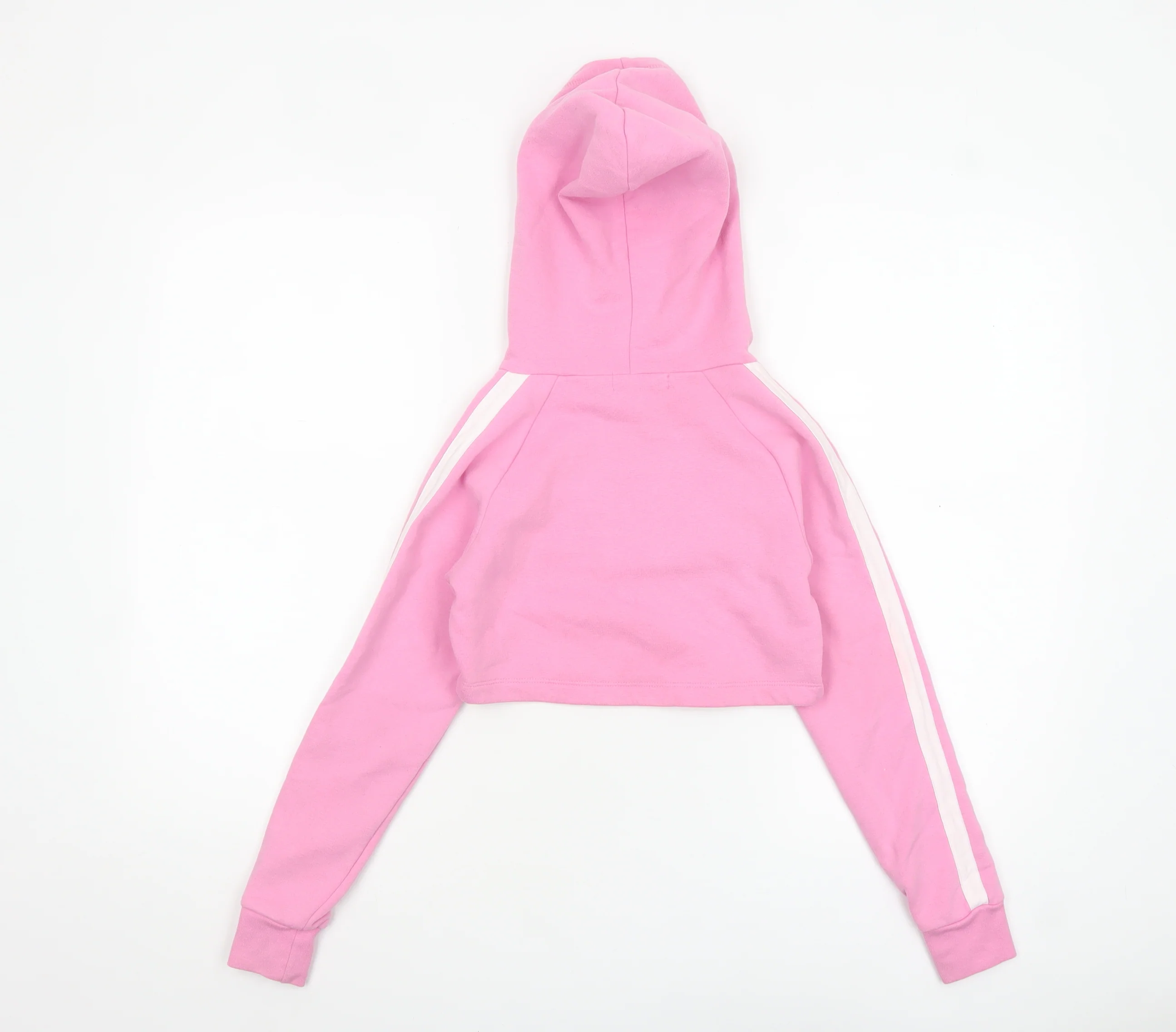 Pineapple Girls Pink Rhinestone Logo Cropped Hoodie 9-10 Years - Image 3