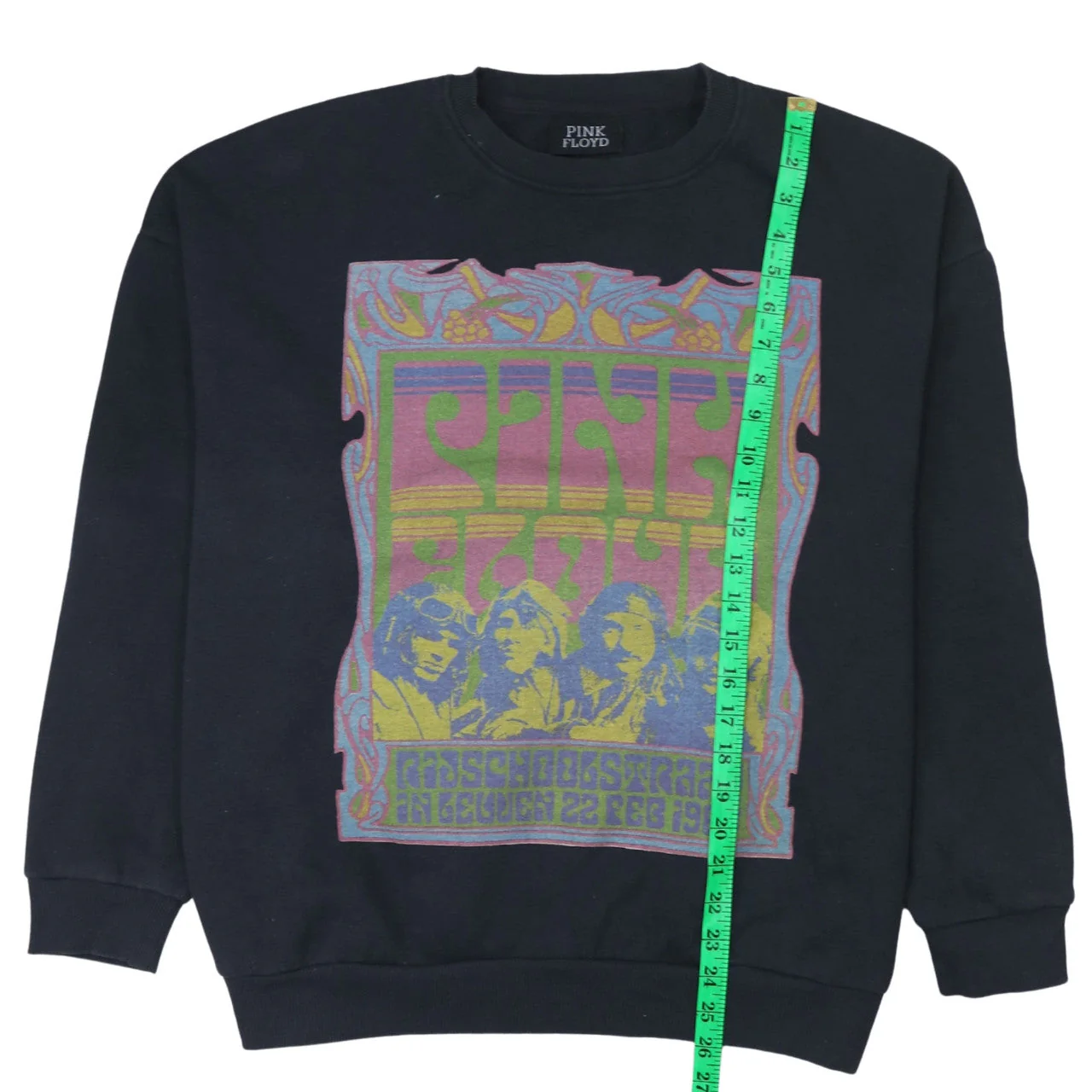 Pink Floyd Womens Black Graphic Band Sweatshirt Size 14 M - Image 3