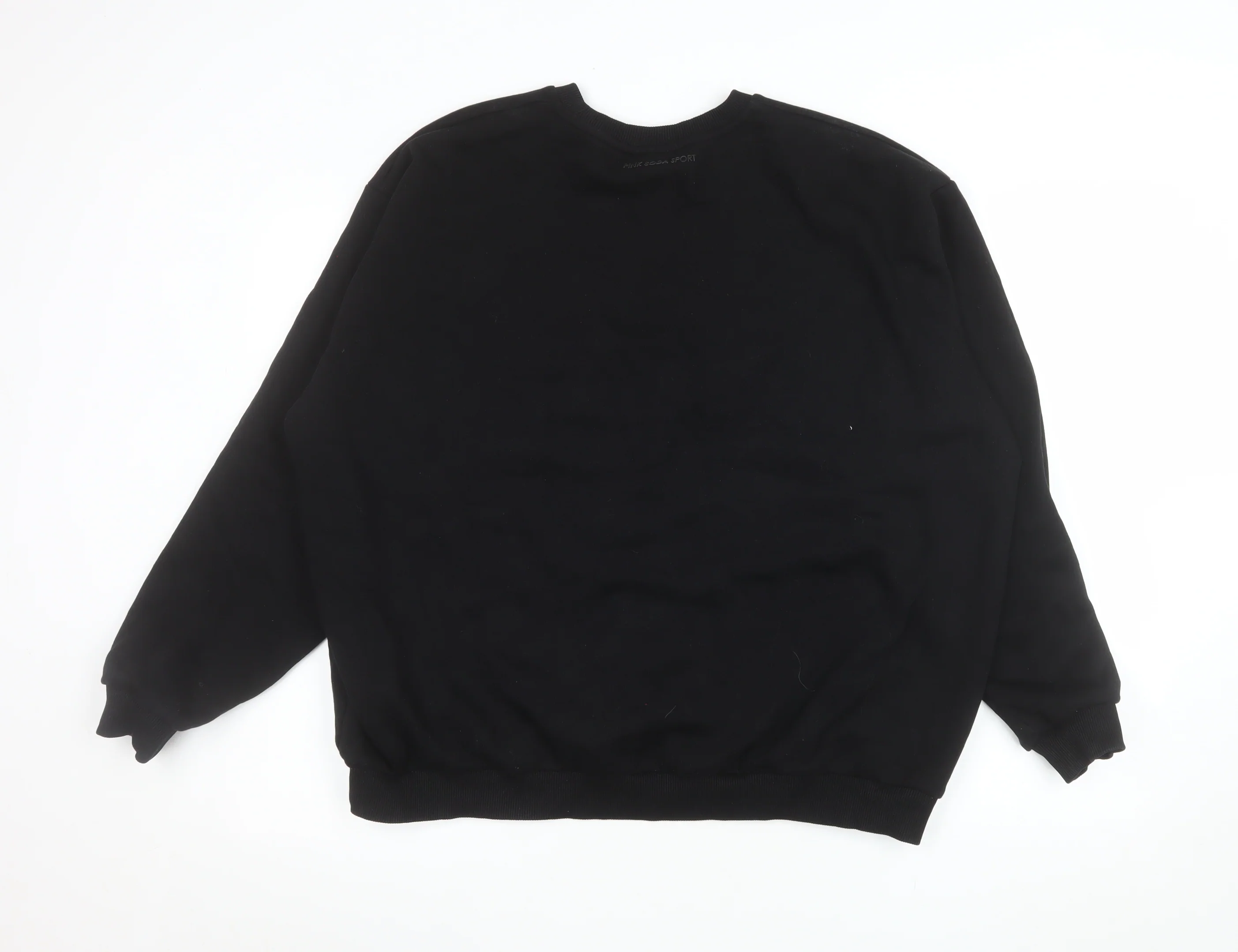 Pink Soda Sport Women's Black Medium Pullover Sweatshirt - Image 3