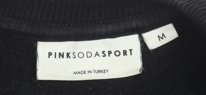 Pink Soda Sport Women's Black Medium Pullover Sweatshirt - Image 4
