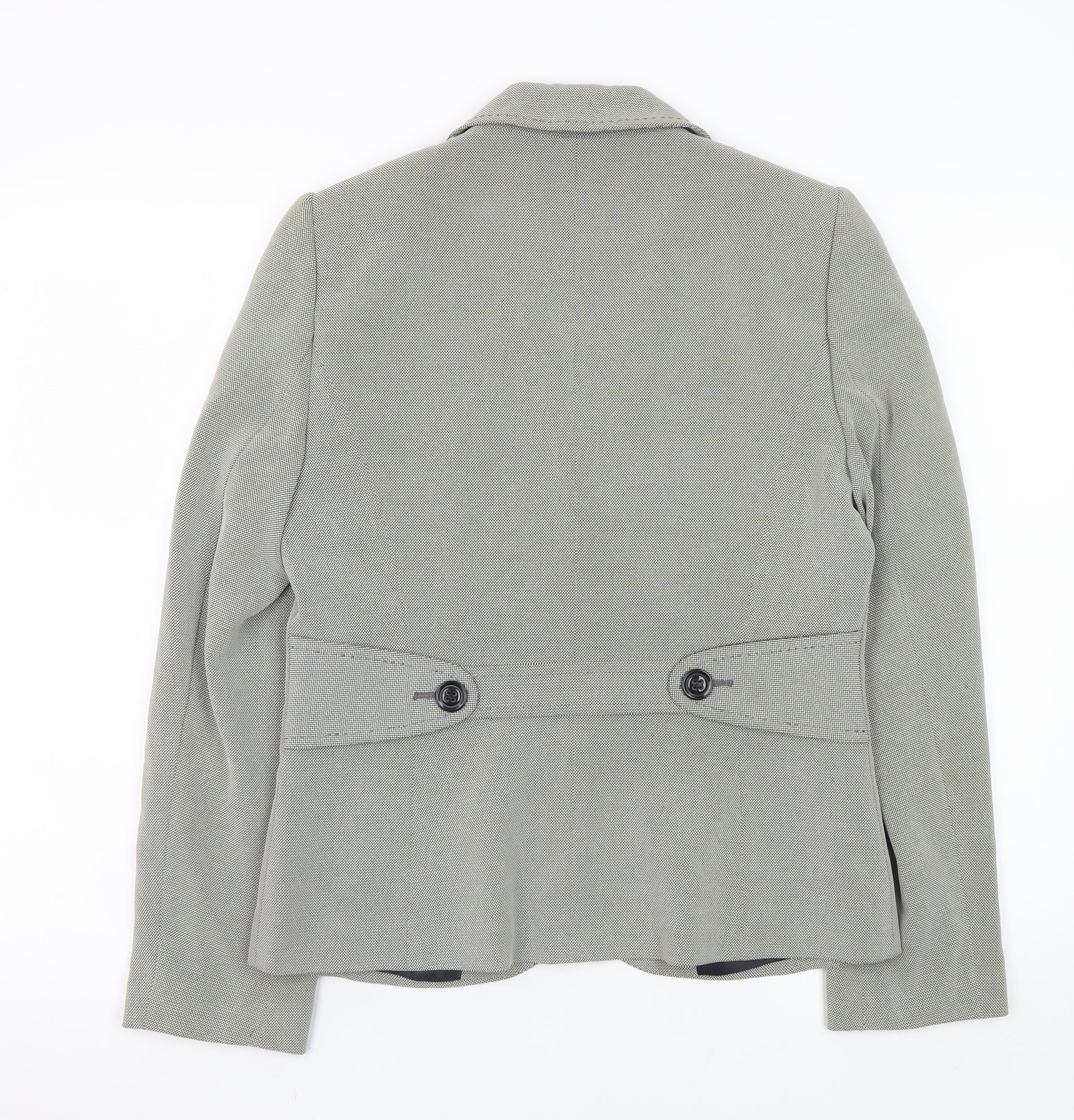 Planet Women Grey Tailored Single-Breasted Blazer Size 10 - Image 3