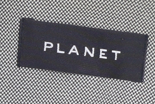 Planet Women Grey Tailored Single-Breasted Blazer Size 10 - Image 4