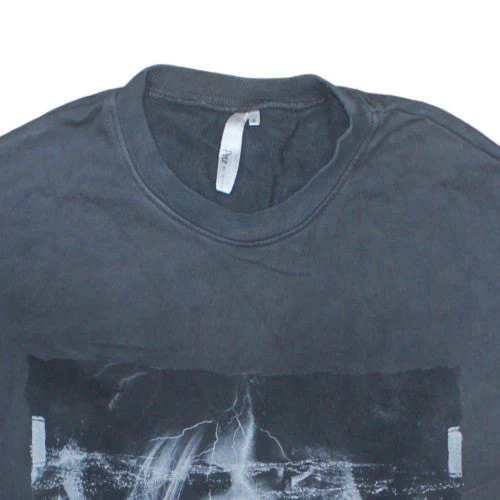 Poco by Pippa Men's Grey Graphic Print Sweatshirt Size S Cotton Crew Neck - Image 6
