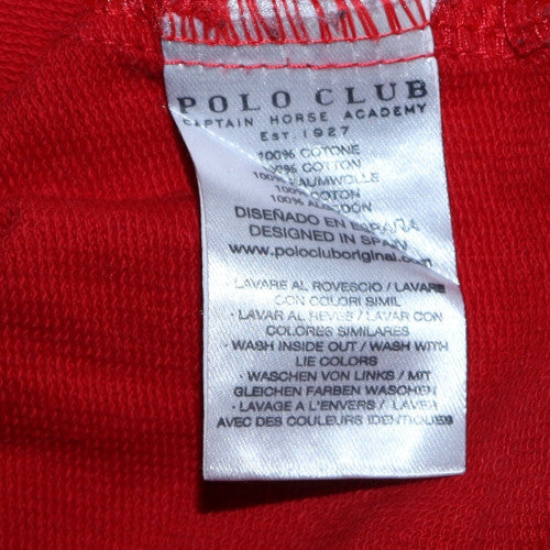 Polo Club Men's Red XL Crew Neck Pullover Cotton Sweatshirt - Image 5