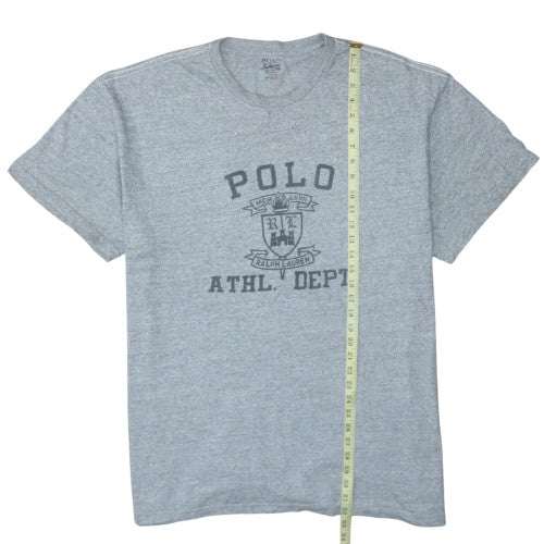 Polo Ralph Lauren Men's Grey Classic Cotton Crew Neck T-Shirt 1XB - Image 3