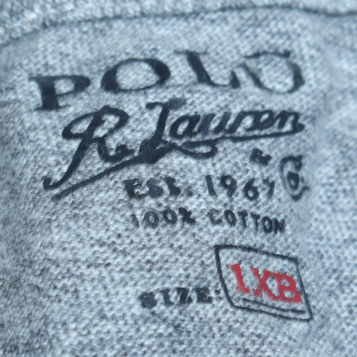 Polo Ralph Lauren Men's Grey Classic Cotton Crew Neck T-Shirt 1XB - Image 5