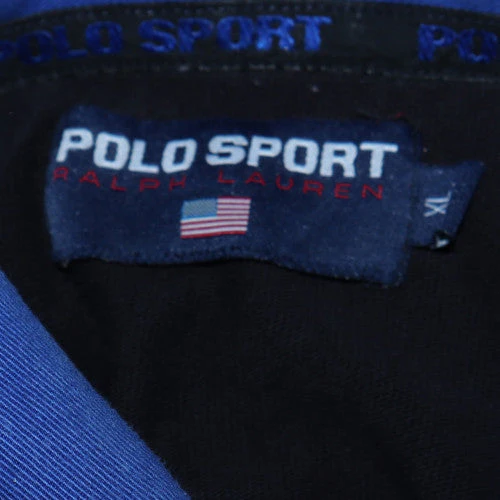 Polo Sport Ralph Lauren Men's Black XL Collared Henley Sweatshirt - Image 5