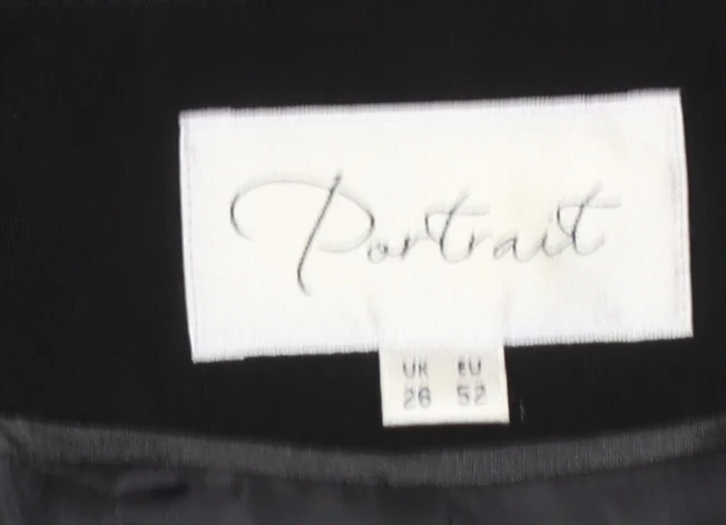 Portrait Women's Black Size 26 Classic Single-Breasted Blazer - Image 4