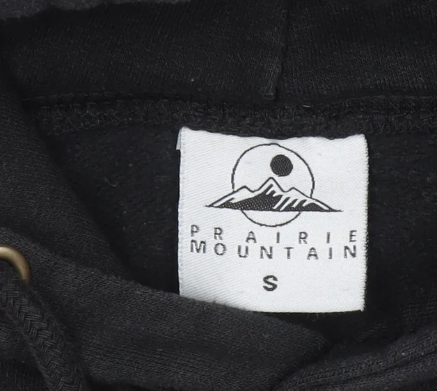 Prairie Mountain Men's Black NASA Pullover Hoodie Size S - Image 5