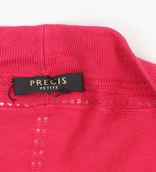 Precis Petite Women's Pink Viscose Knit Cardigan XL Petite - Image 5