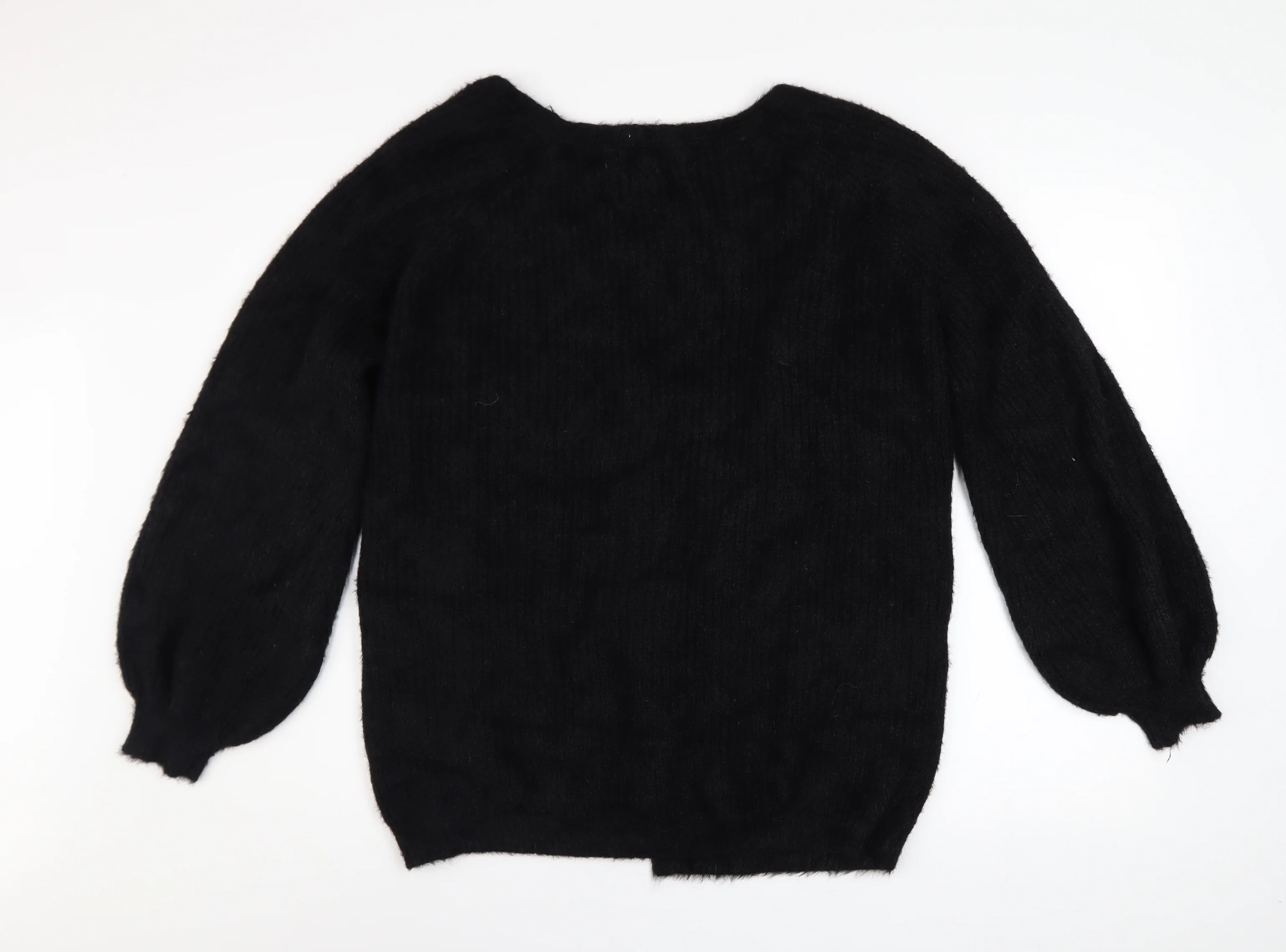 PrettyLittleThing Women Black M Knit V-Neck Cardigan Jumper - Image 3