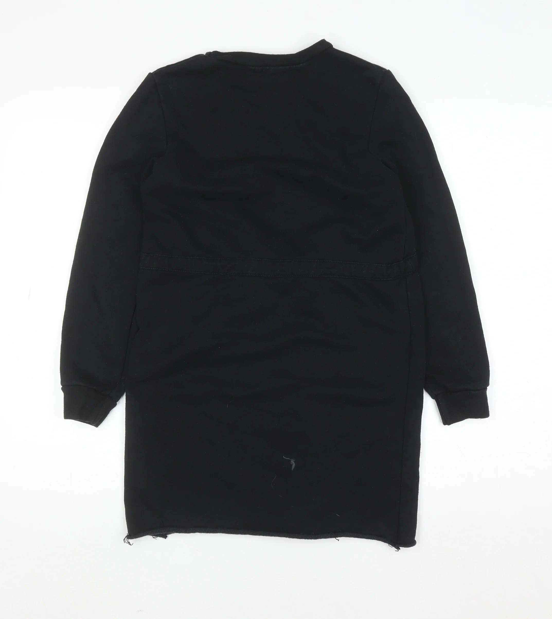 PrettyLittleThing Women Black Size 6 Long Sleeve T-Shirt Dress - Image 3