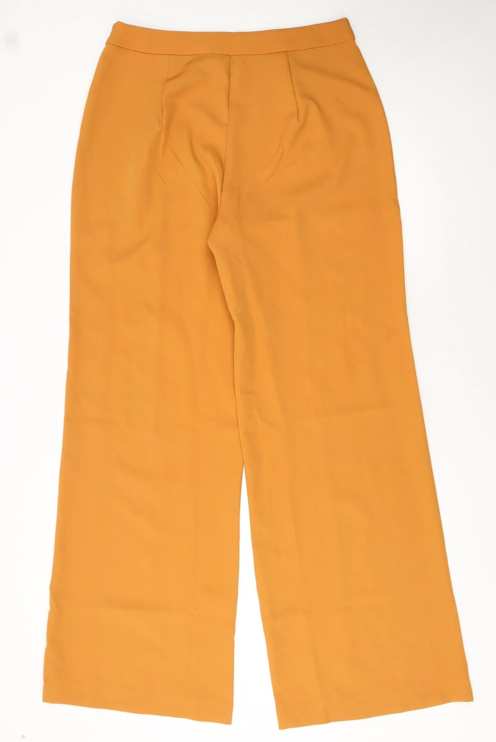 PrettyLittleThing Womens Brown Wide-Leg Trousers Size 14 - Image 3