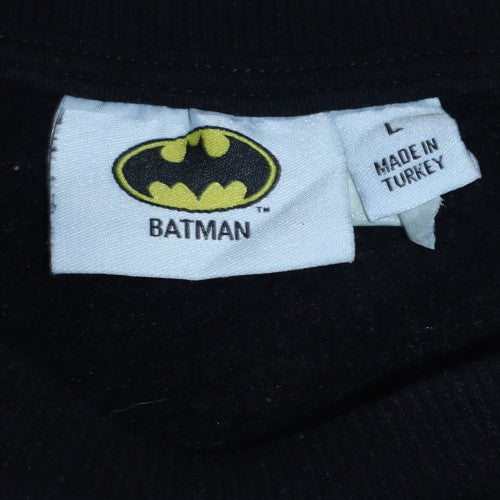 Primark Batman Joker Black Crew Neck Mens Sweatshirt L Graphic Print - Image 5