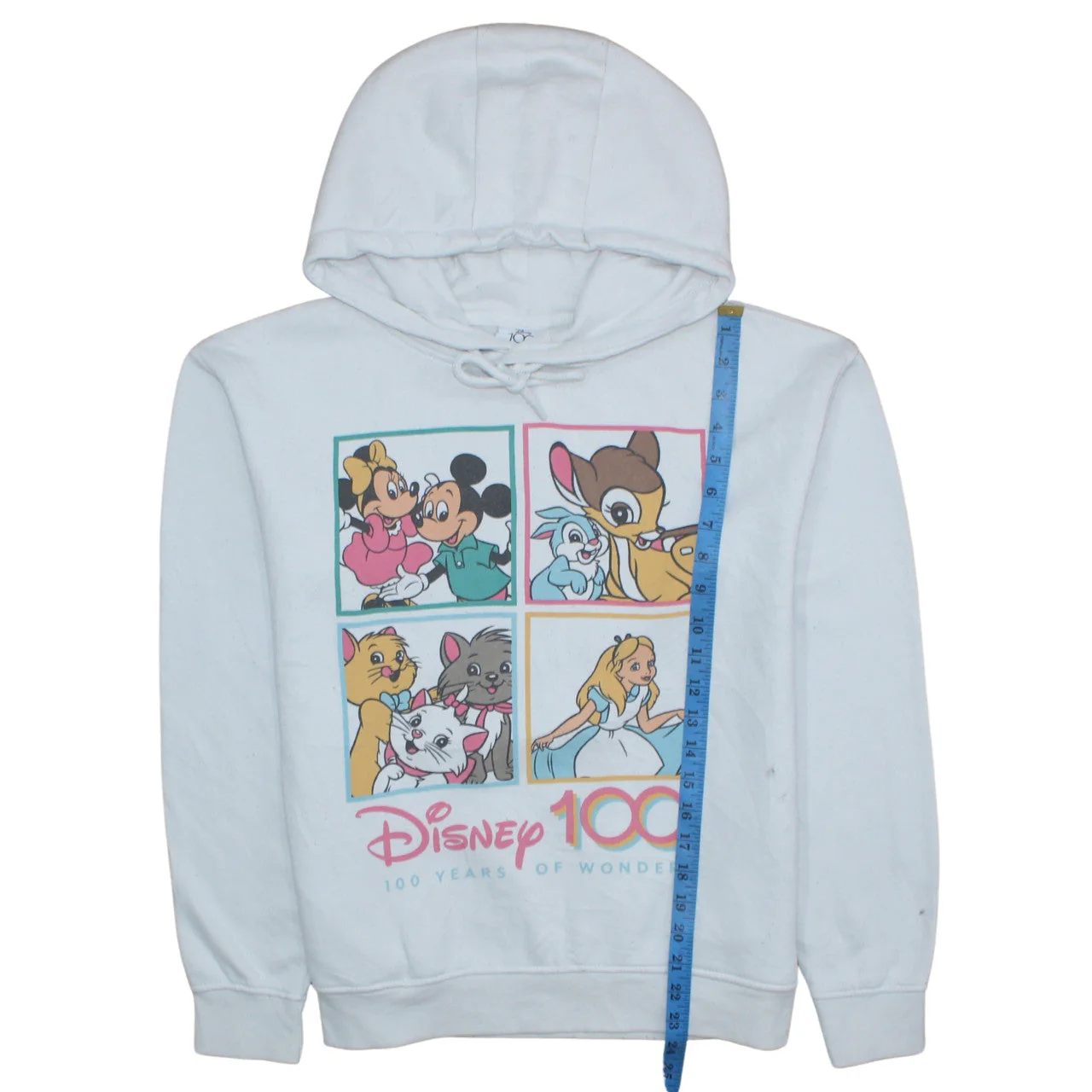 Primark Disney 100 White Pullover Hoodie Women S Graphic Print - Image 3