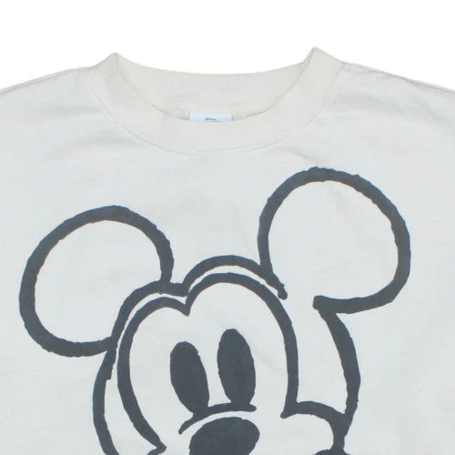 Primark Disney Women White Mickey Mouse Graphic Sweatshirt XL - Image 8