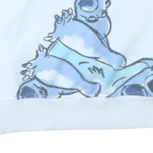 Primark Disney Women White Stitch Sweatshirt UK 10/12 Pullover Crew Neck - Image 7