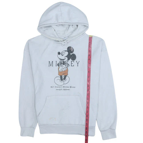 Primark Disney Women's White Mickey Mouse Pullover Hoodie Size M - Image 2