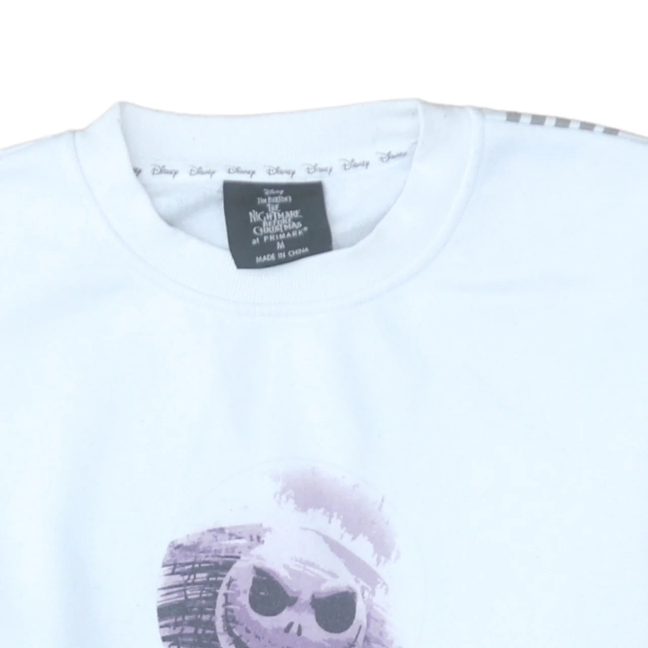 Primark Disney Women's White The Nightmare Before Christmas Sweatshirt M - Image 8