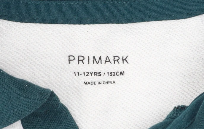Primark Girls Grey Collared Pullover Sweatshirt 11-12 Years New York Graphic - Image 4