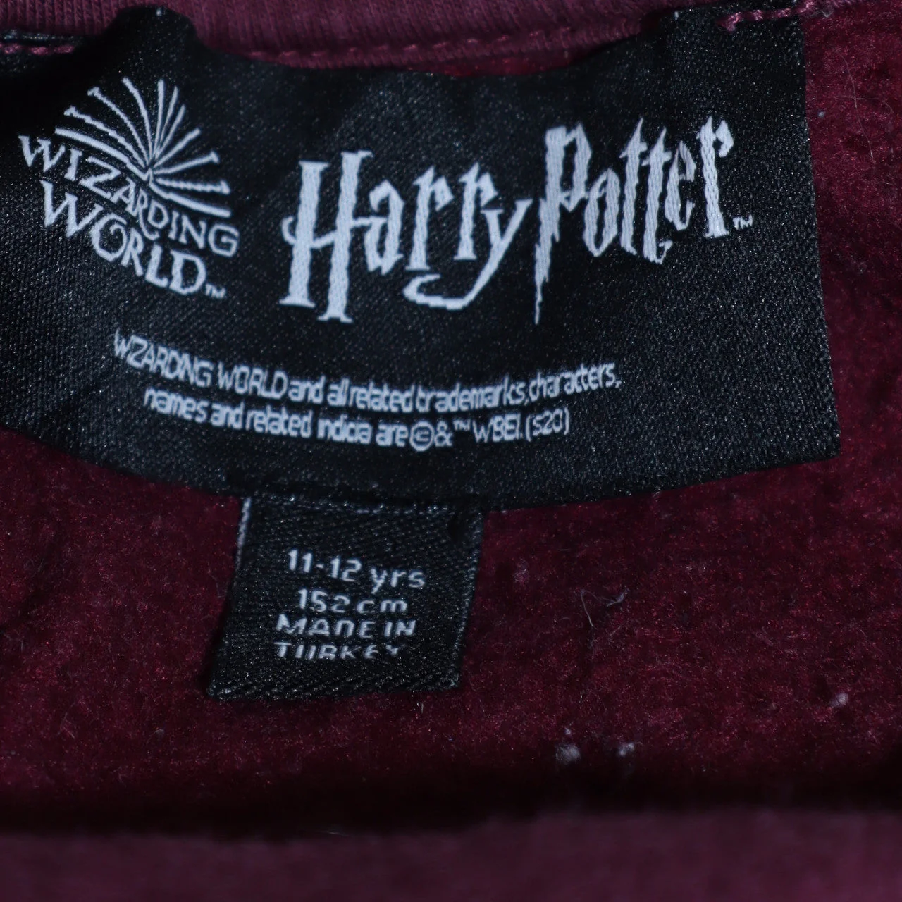 Primark Girls Red Harry Potter Sequin Graphic Pullover Sweatshirt 11-12 Years - Image 5