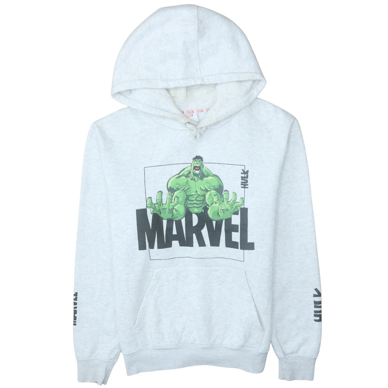 Primark Marvel Hulk Grey Pullover Hoodie Men L Regular Fit