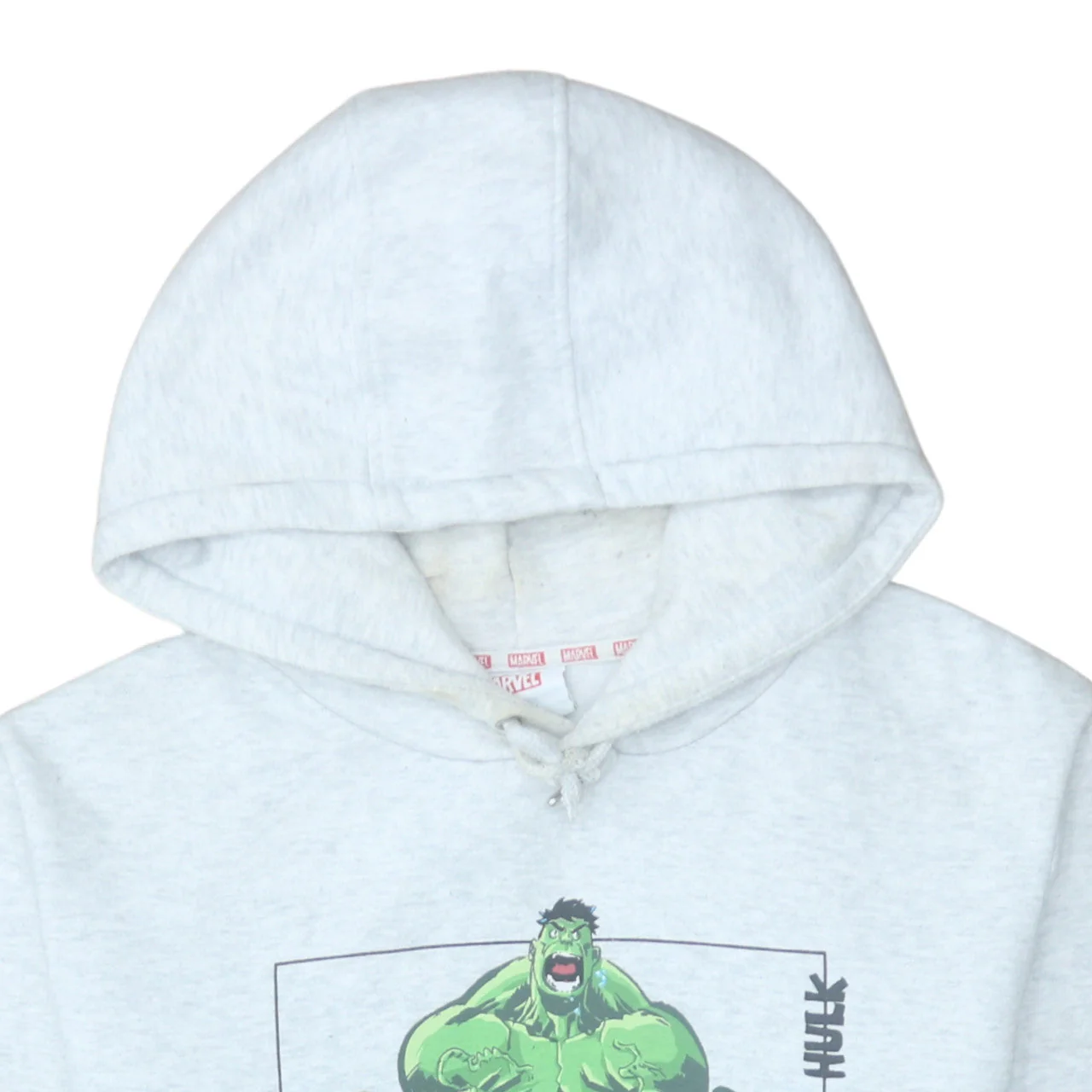 Primark Marvel Hulk Grey Pullover Hoodie Men L Regular Fit - Image 8