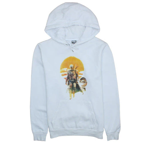 Primark Men’s White Star Wars Pullover Hoodie 2XL Fleece