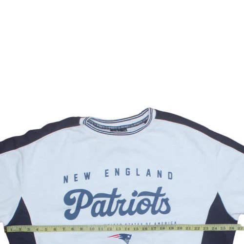 Primark Men’s White XL Pullover Sweatshirt New England Patriots Logo - Image 3