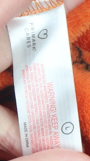 Primark Mens Orange Dragon Ball Fleece Pyjama Pants L - Image 4