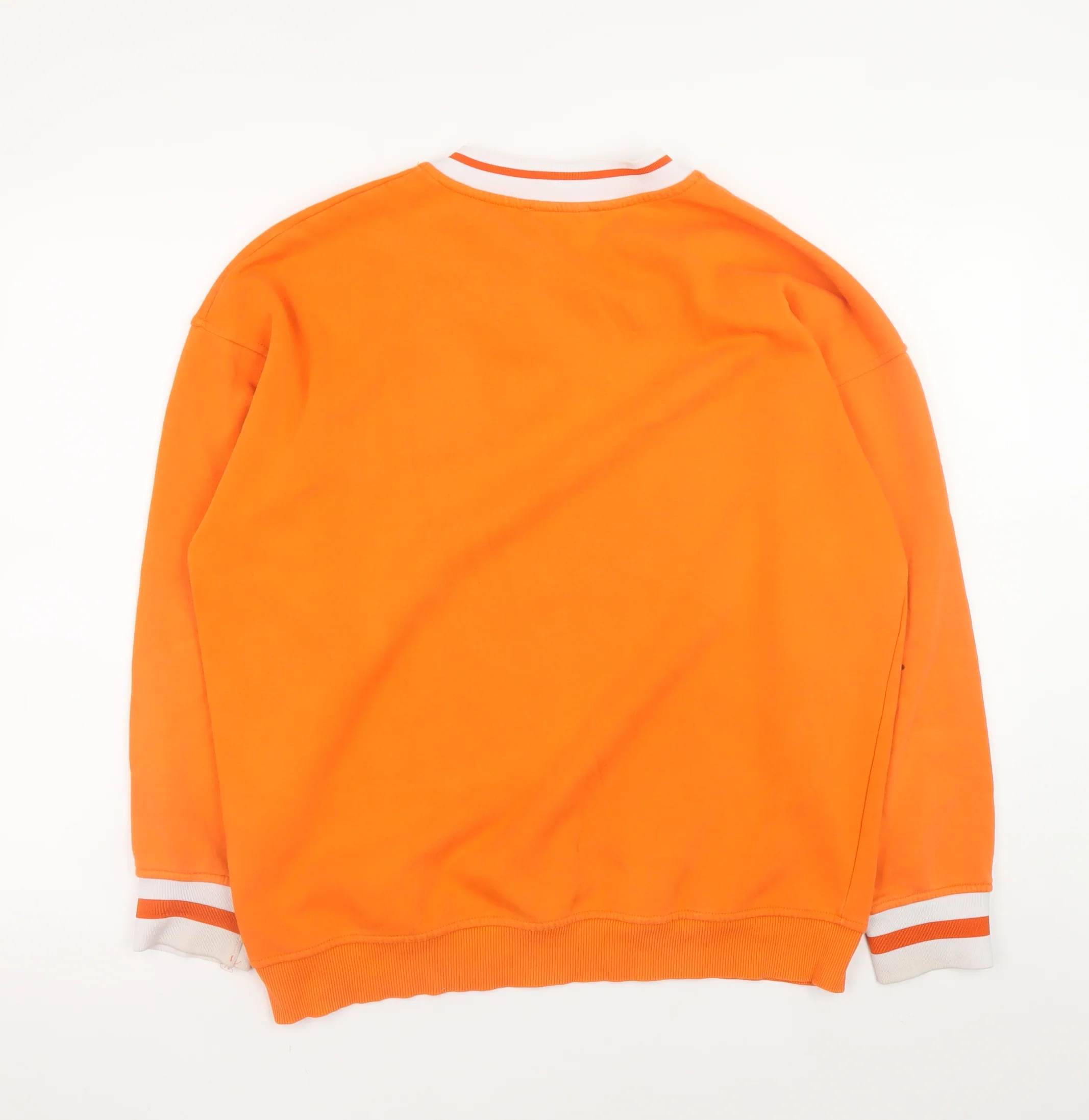 Primark Mens Orange V-Neck San Francisco Sweatshirt XS - Image 4