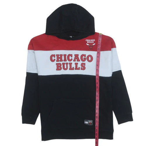 Primark NBA Boys Black Red Chicago Bulls Pullover Hoodie 12-13 Years - Image 3