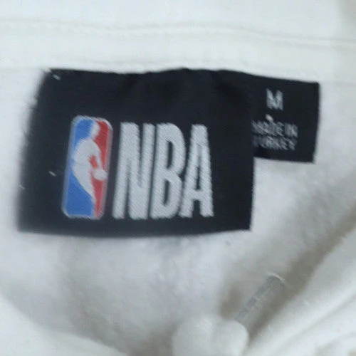 Primark NBA Chicago Bulls White Hoodie Men's M Hooded Sweatshirt - Image 5
