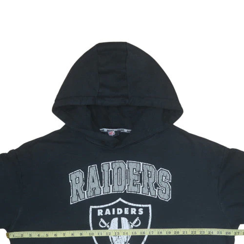 Primark NFL Raiders Black Men's Pullover Hoodie Size M - Image 3
