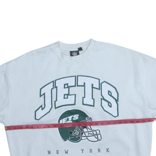Primark NFL Women's Grey New York Jets Pullover Sweatshirt Size M - Image 3