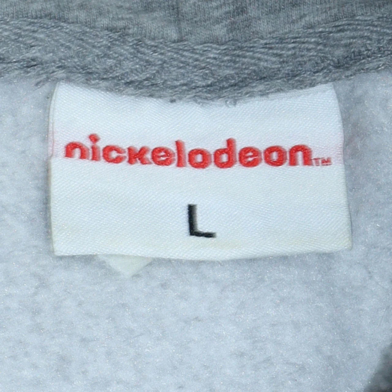 Primark Nickelodeon Grey Hoodie L Women Cartoon Pullover Sweatshirt - Image 5