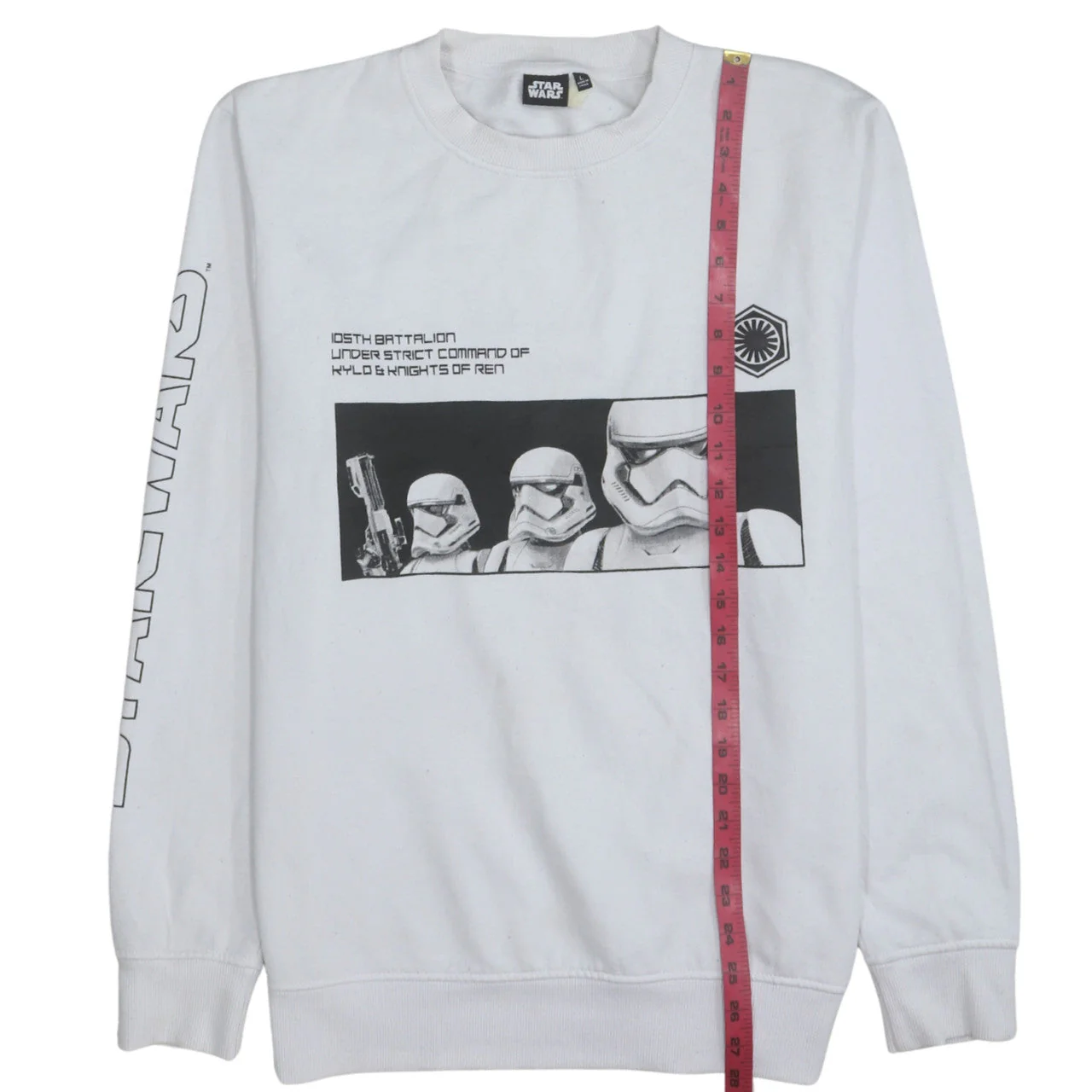 Primark Star Wars Men's White L Pullover Sweatshirt Stormtrooper Graphic - Image 3