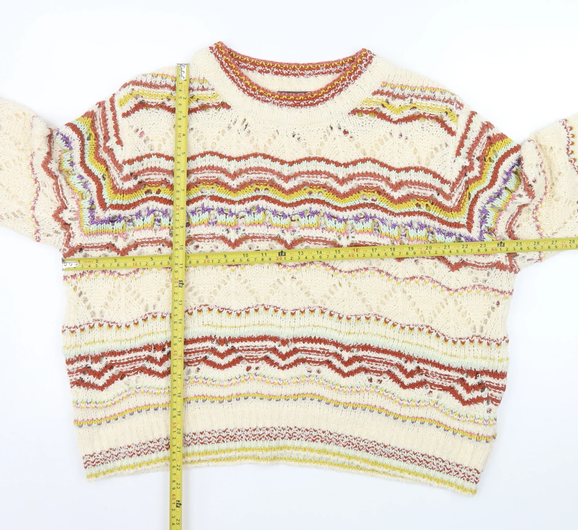 Primark Women’s Multicoloured XL Knit Pullover Jumper - Image 2