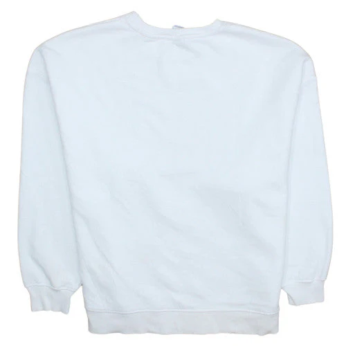 Primark Women’s White Elf Christmas Sweatshirt L Crew Neck Pullover - Image 4