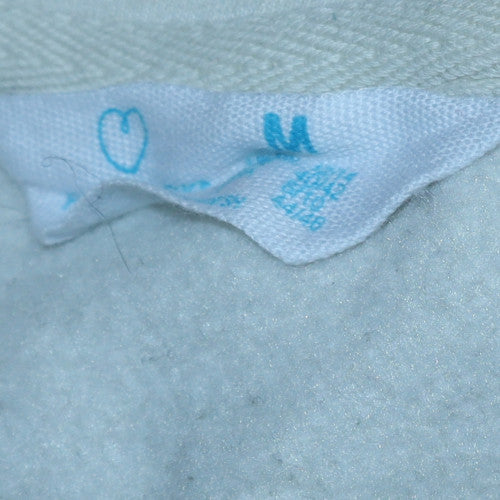 Primark Women White Embroidered Face Pullover Sweatshirt M - Image 5