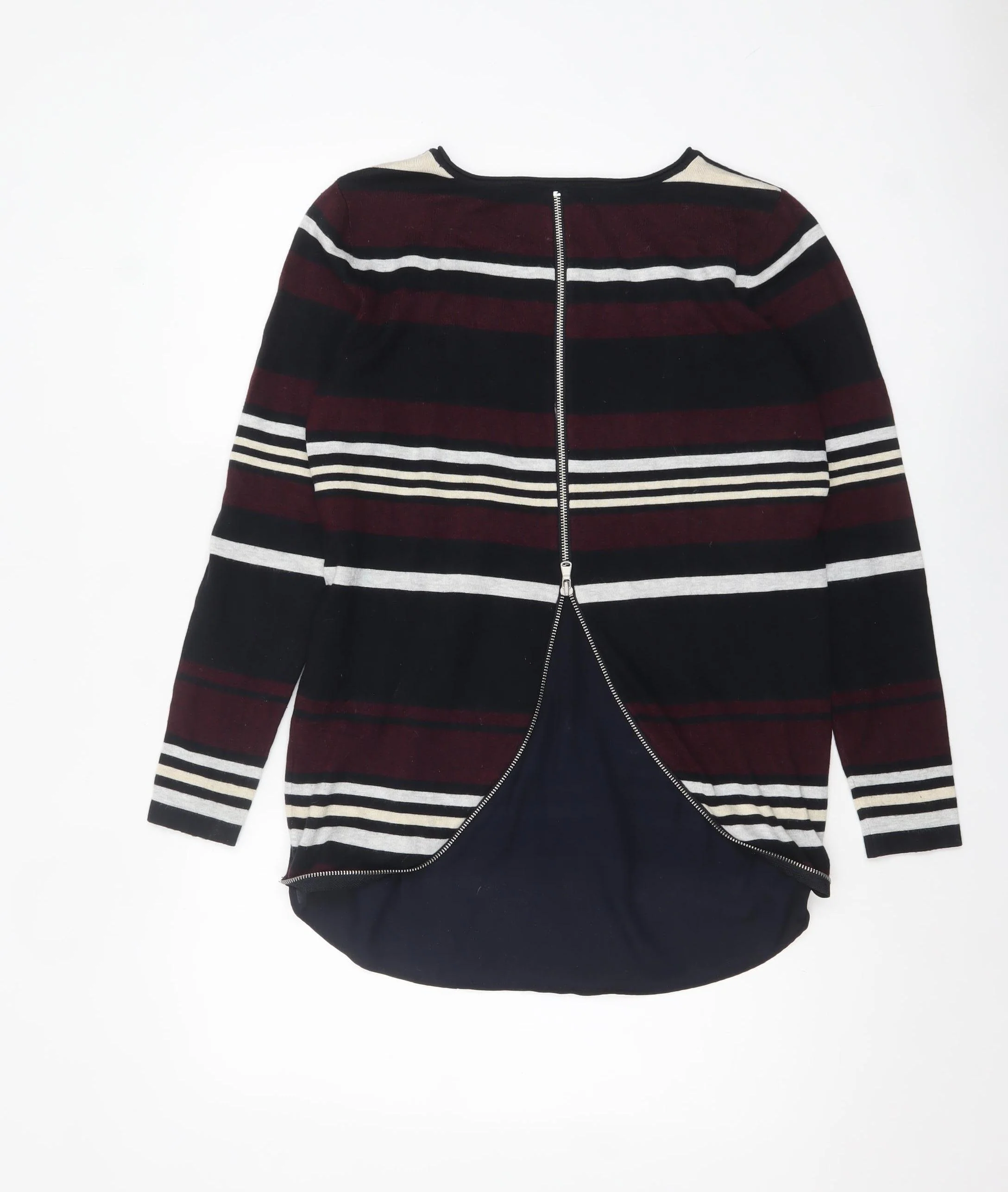 Principles by Ben de Lisi Women's Black Stripe Size 12 Pullover Jumper - Image 3