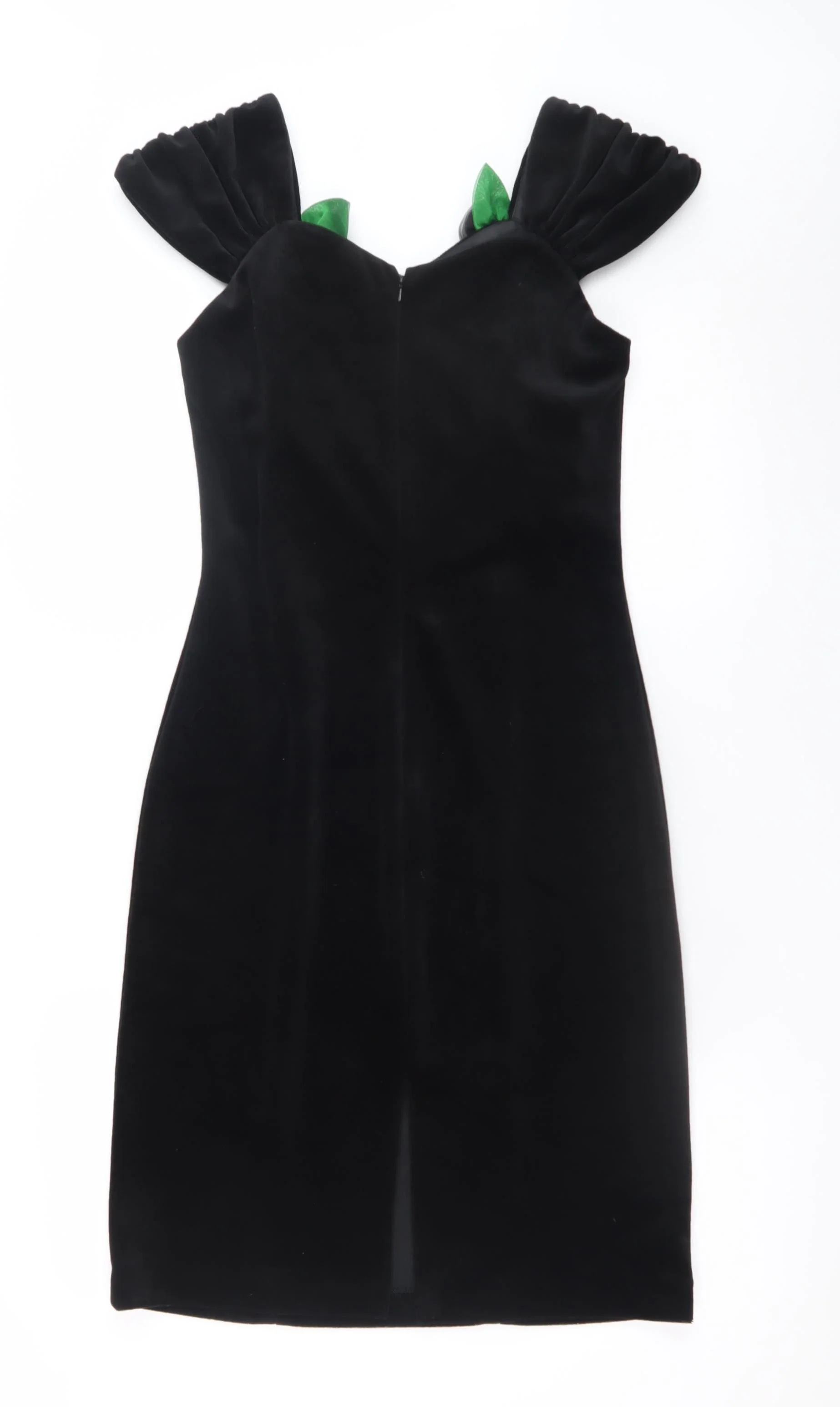 Principles Women Black Velvet Sheath Dress Size 12 Formal Evening - Image 3