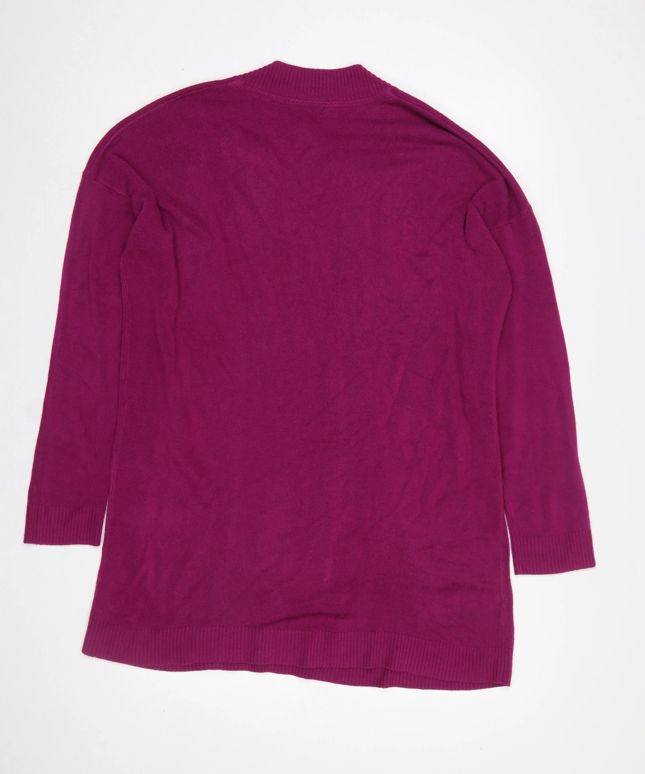 Principles Womens Purple V-Neck Long Sleeve Acrylic Jumper Size 18 - Image 3