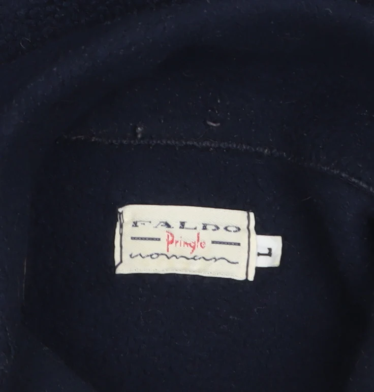 Pringle Women Blue Fleece Waistcoat L Sleeveless Zip Bodywarmer - Image 5