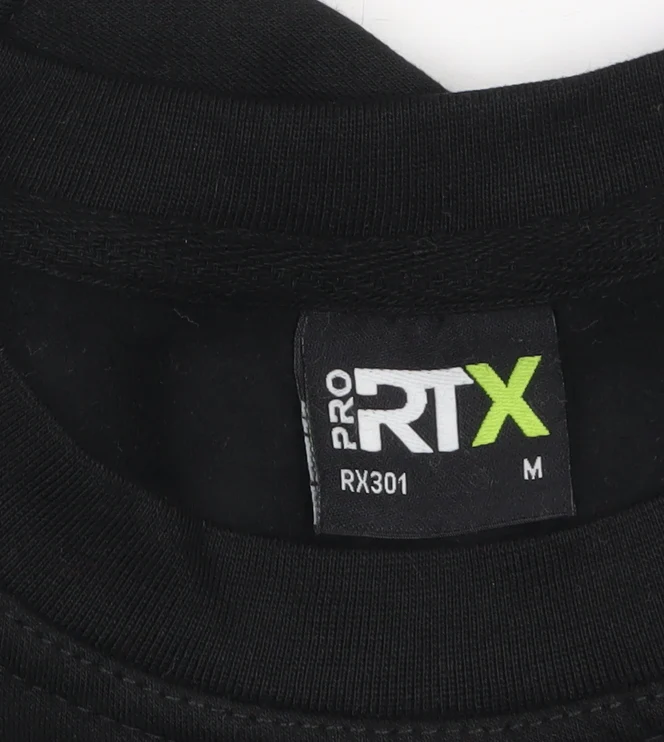 Pro RTX Men's Black Graphic Print Pullover Sweatshirt M - Image 5