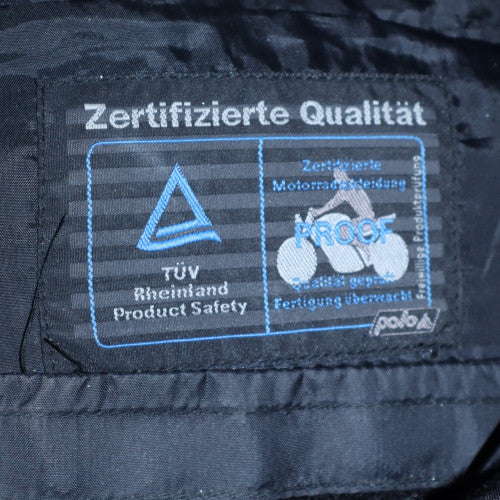 Proof Men's Blue Motorcycle Jacket L Waterproof Windproof Polyamide - Image 5