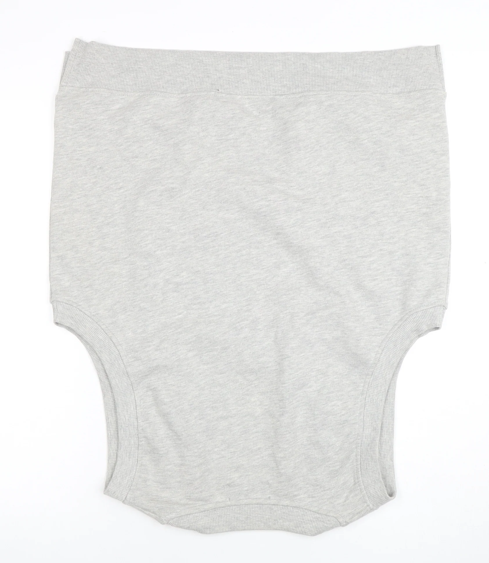 Pull&Bear Men's Grey V-Neck Sleeveless T-Shirt Medium - Image 3