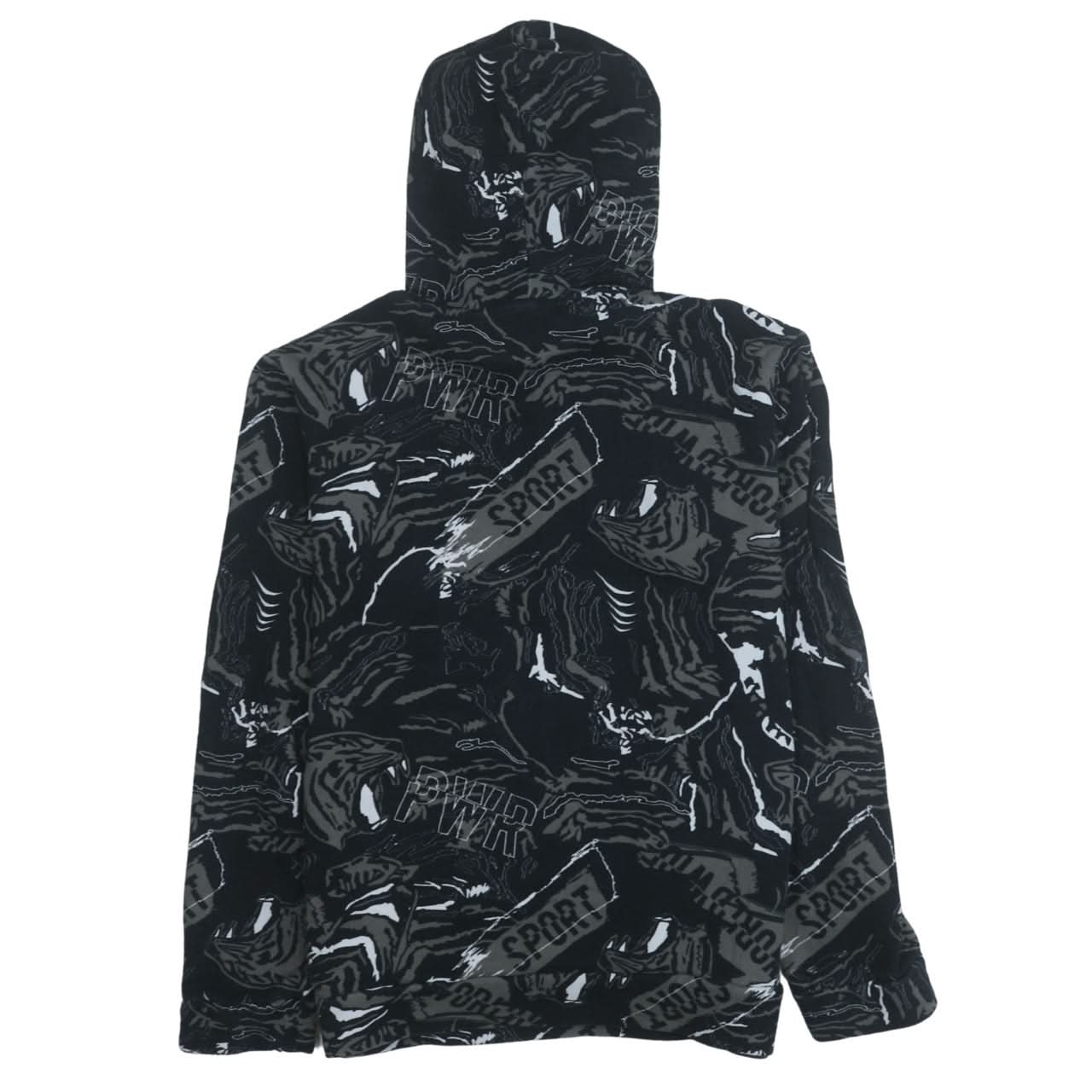 Puma Boys Black Graphic Pullover Hoodie 15-16 Years Sportswear - Image 4