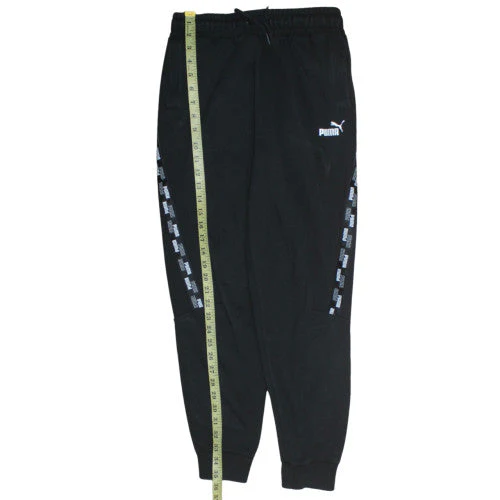 Puma Boys Black Jogger Trousers 13-14 Years Elastic Waist Sportswear - Image 3